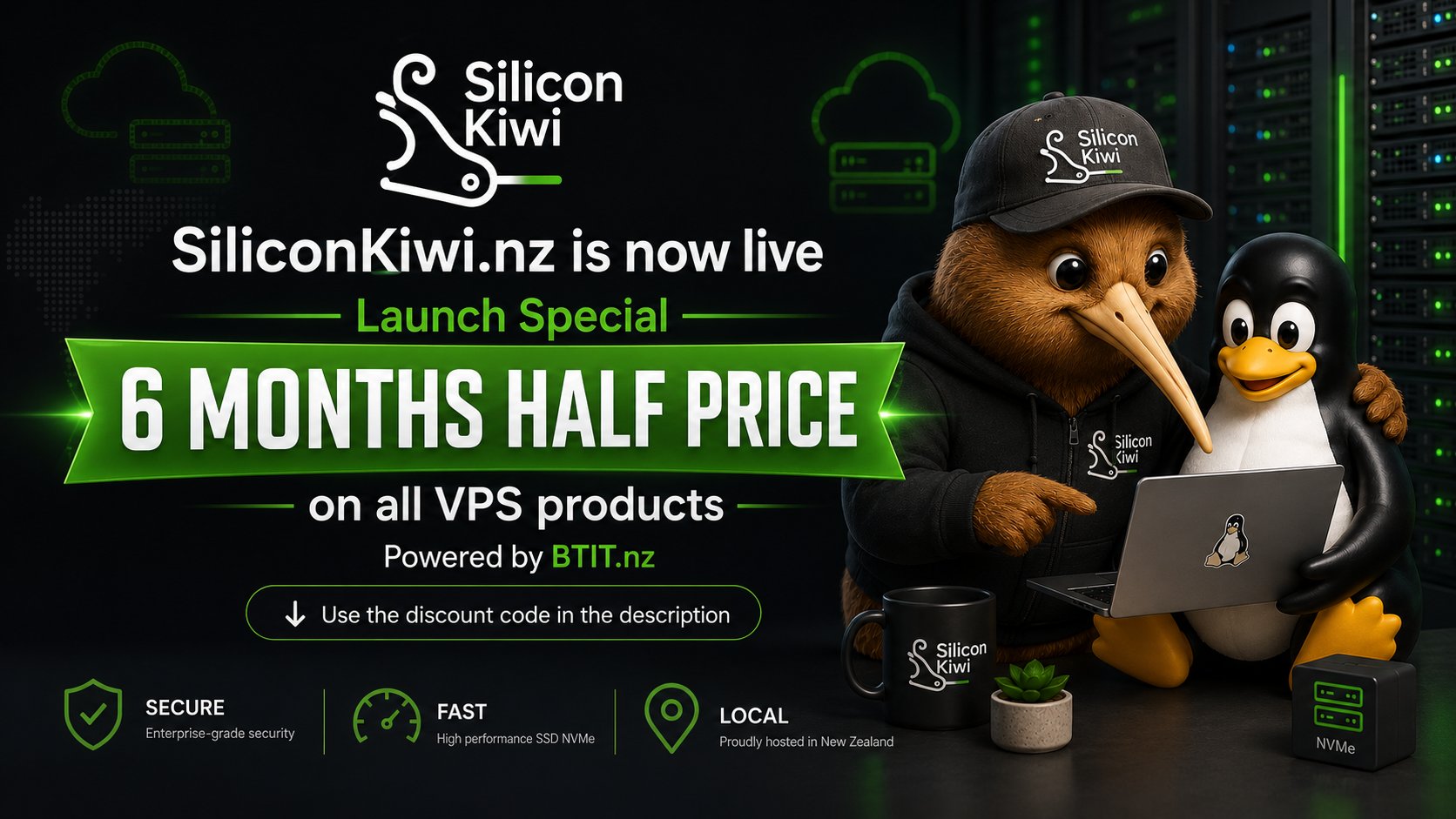 Siliconkiwi VPS Hosting